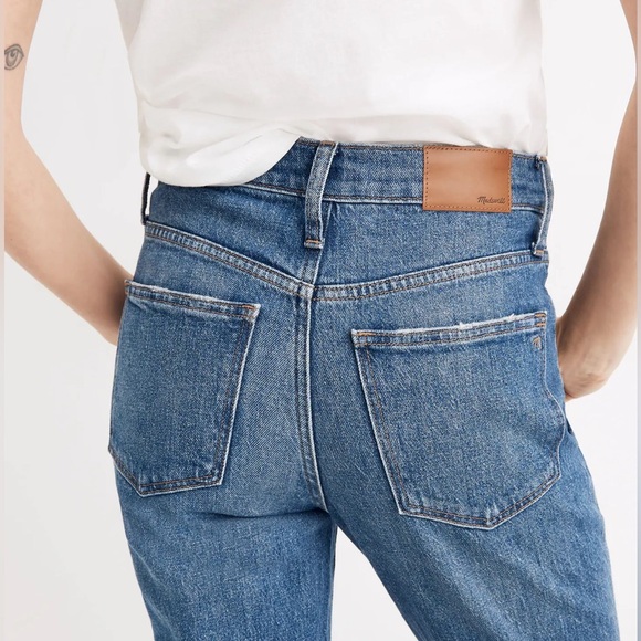 MADEWELL The High-Rise Slim Boyjean in Lavern Wash 25 - Picture 2 of 10